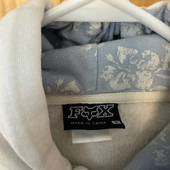 White FOX Racing Hoodie - Picture 3 of 4